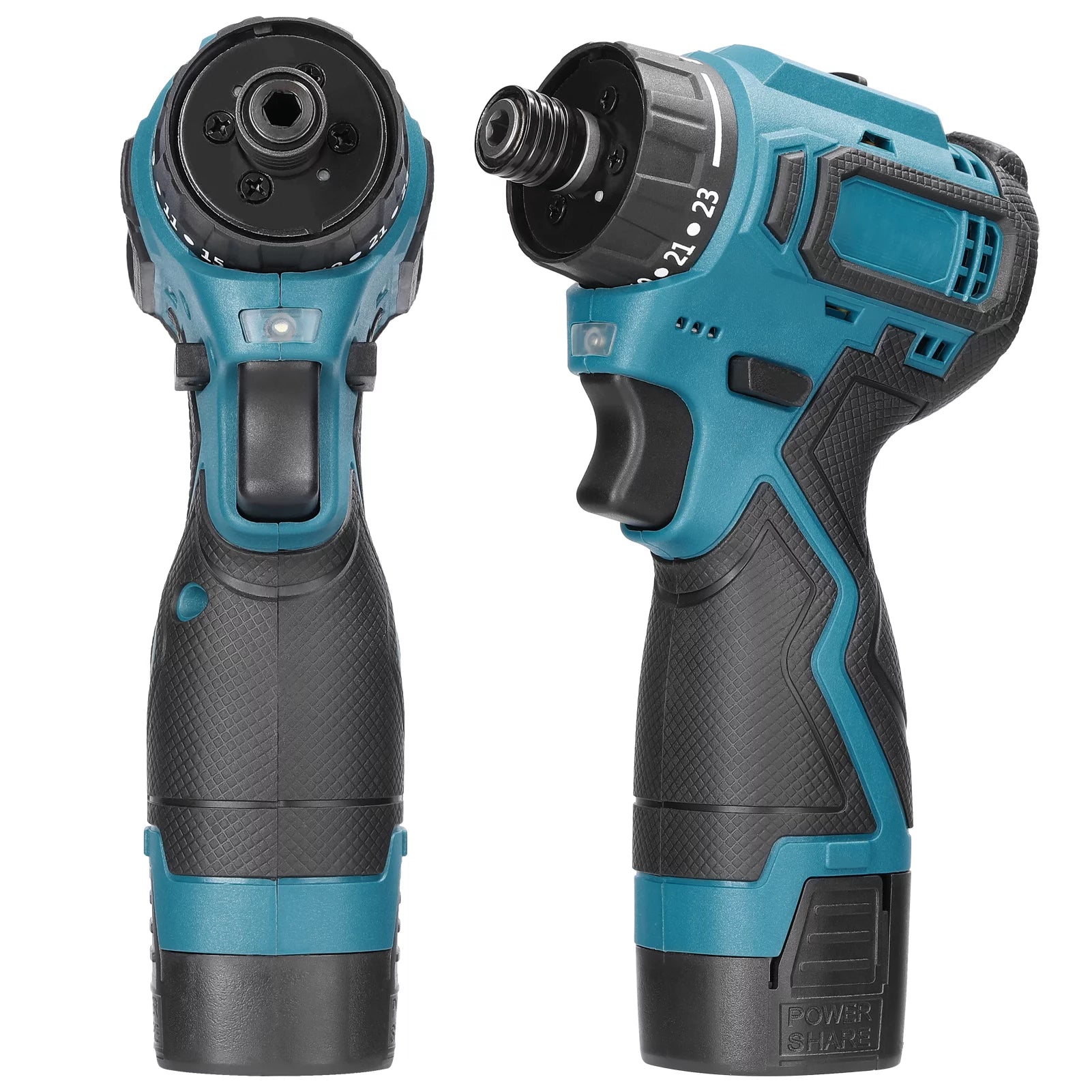 18V Electric Screwdriver, Torque Adjustable 2 Speed, Brushless Motor Repair Tool Kit E109
