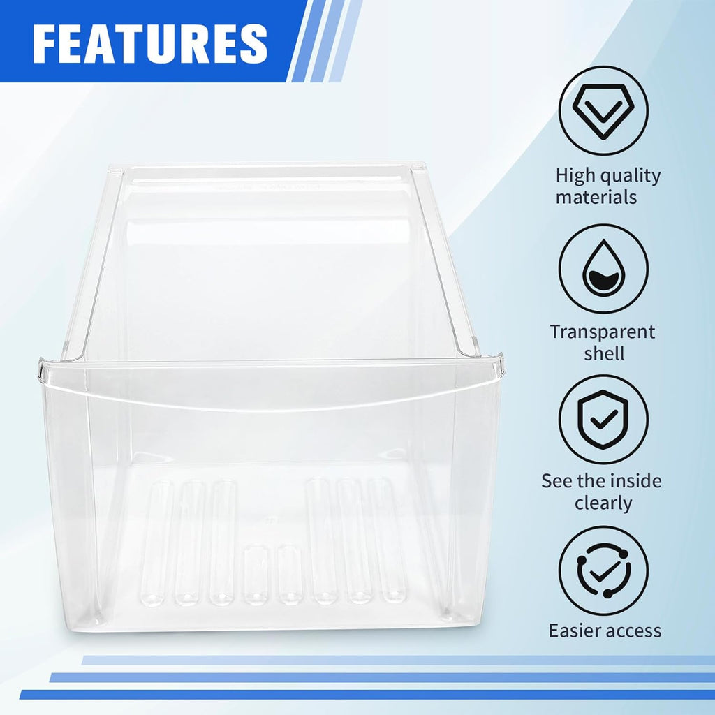 Fridge Crisper Drawer & Bin Replacement for Refrigerator N134604