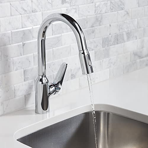 High Arc Kitchen Faucet with Pull Down Sprayer, Brushed Black E729