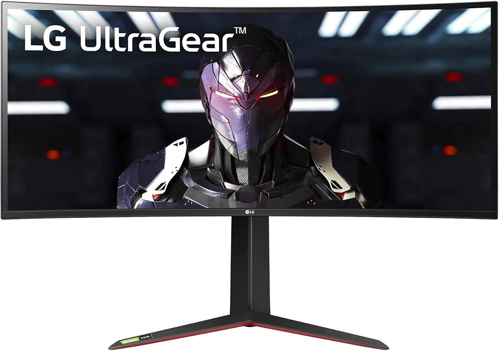 LG 34GN850-B 34-Inch Ultragear Curved QHD 3440x1440 IPS 144Hz HDR G-SYNC Compatible Gaming Monitor with Gaming-Focused Features (Renewed)