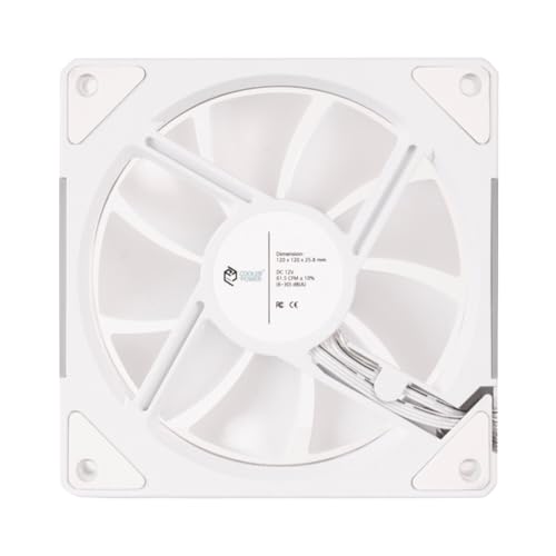 120mm Black Mirror RGB Fans, PWM, 3 Pack T85111