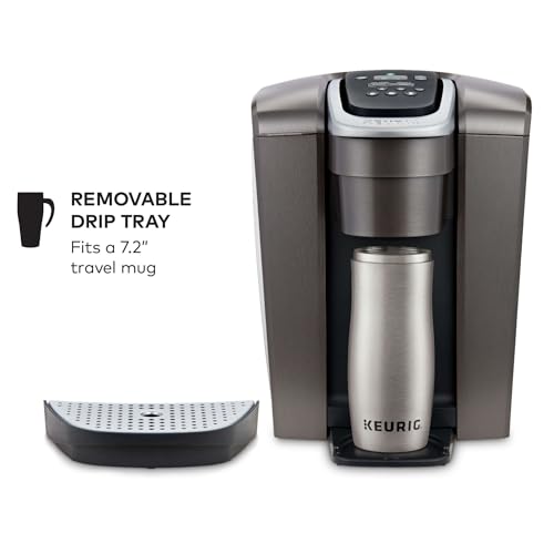 Single Serve K-Cup Pod Coffee Maker with Strength and Temperature Control V671355