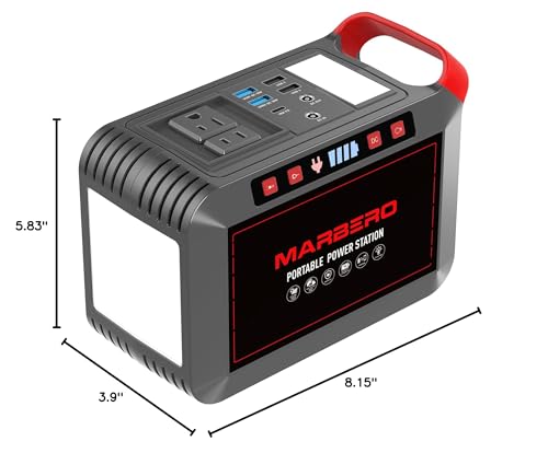 Portable Power Station 88Wh Camping Lithium Battery Solar Generator with AC Outlet S182630