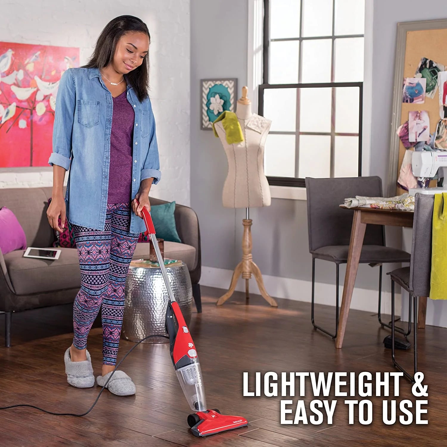 2-in-1 Corded Stick Vacuum Cleaner M576139