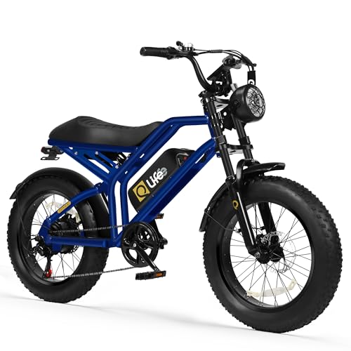 Electric Bike for Adults 1500W Peak Motor 20" Fat Tires 28MPH Removable Battery Dual Suspension 7-Speed X2728