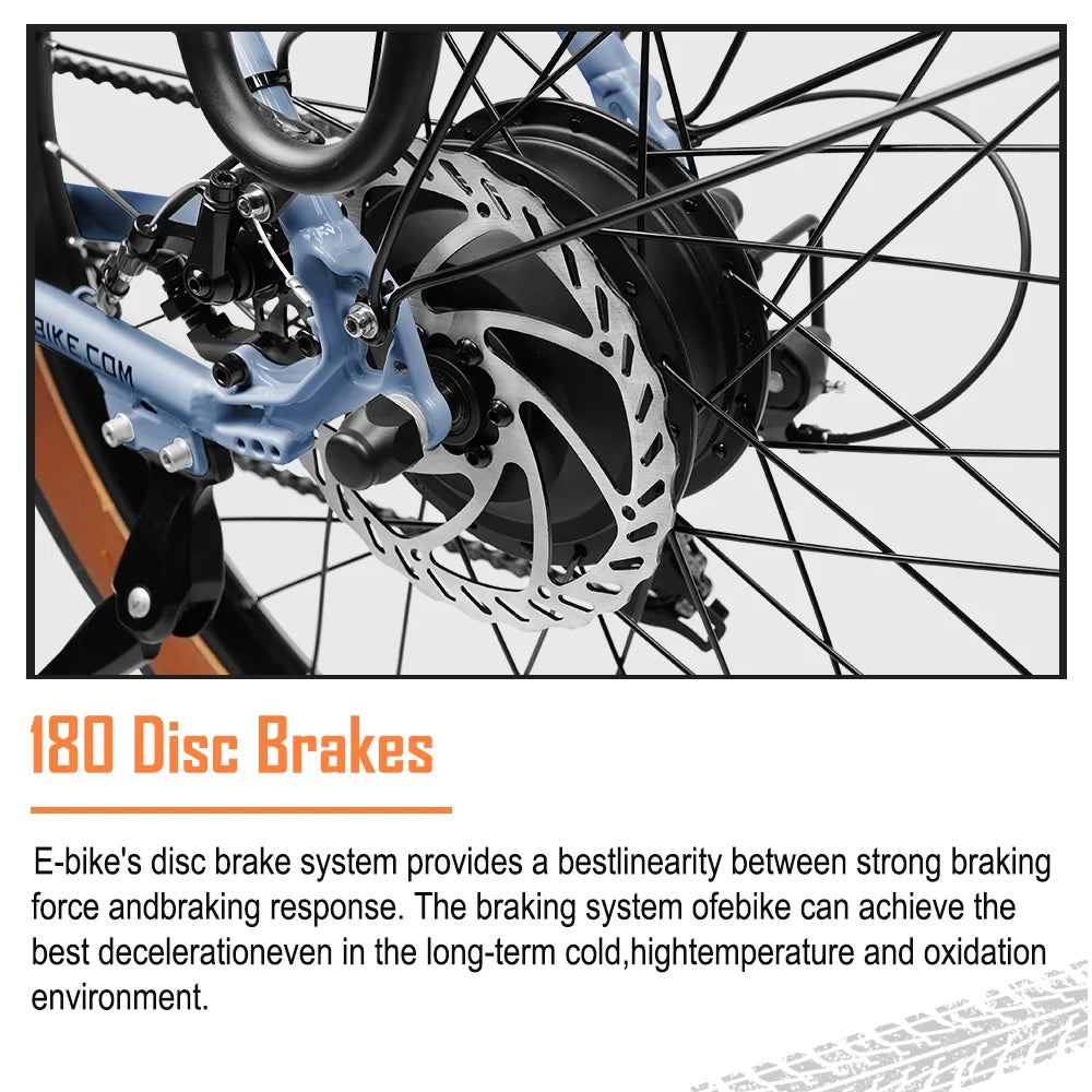 Electric Bike for Adults, 500W, 48V 12Ah, 7-Speed N3746