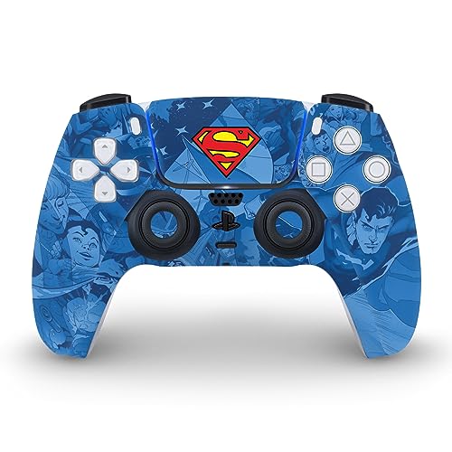 Superman DC Comics Vinyl Faceplate Sticker Skin for PS5 Disc Console & DualSense W749412