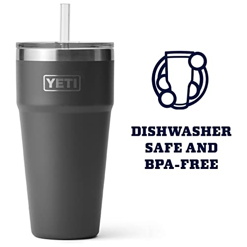 26 oz Vacuum Insulated Stainless Steel Straw Cup B223598