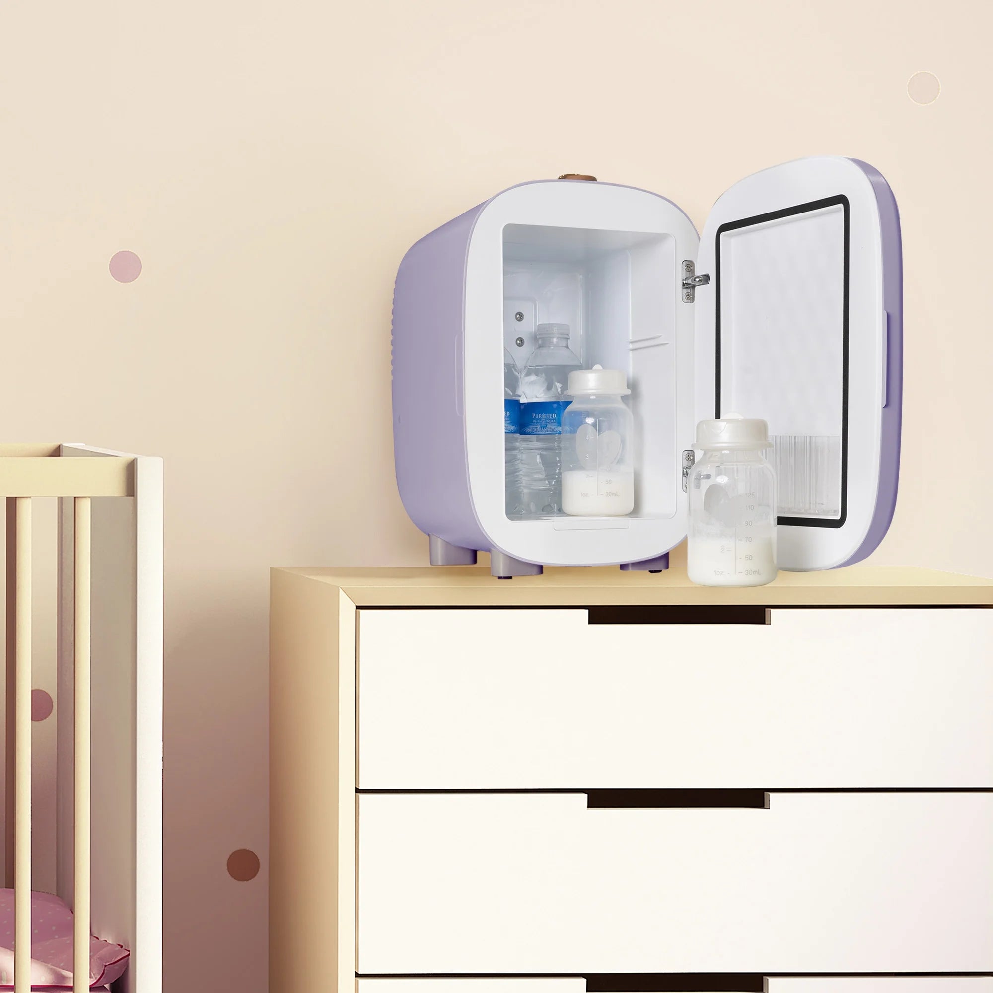Mini Fridge 4L for Skincare, Lavender D84391