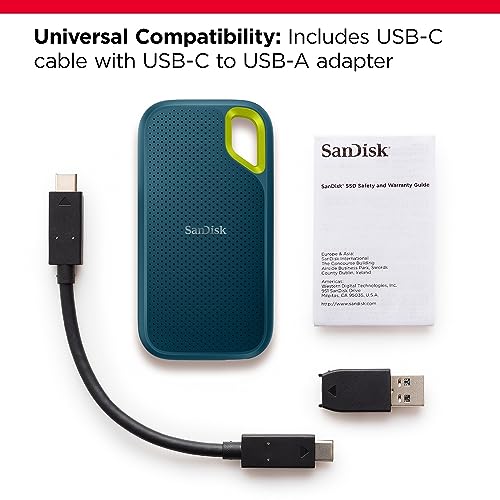 External Solid State Drive - USB-C, 1050MB/s T24107