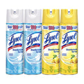 Lysol Disinfectant Spray, Sanitizing and Antibacterial Spray, For Disinfecting and Deodorizing, Lemon Breeze, 19 Fl Oz (Pack of 2), Packaging May Vary