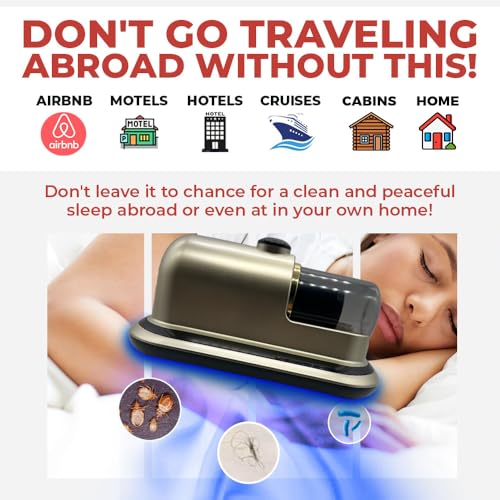 Cordless Mattress Vacuum Cleaner for Deep Cleaning, Red K99962