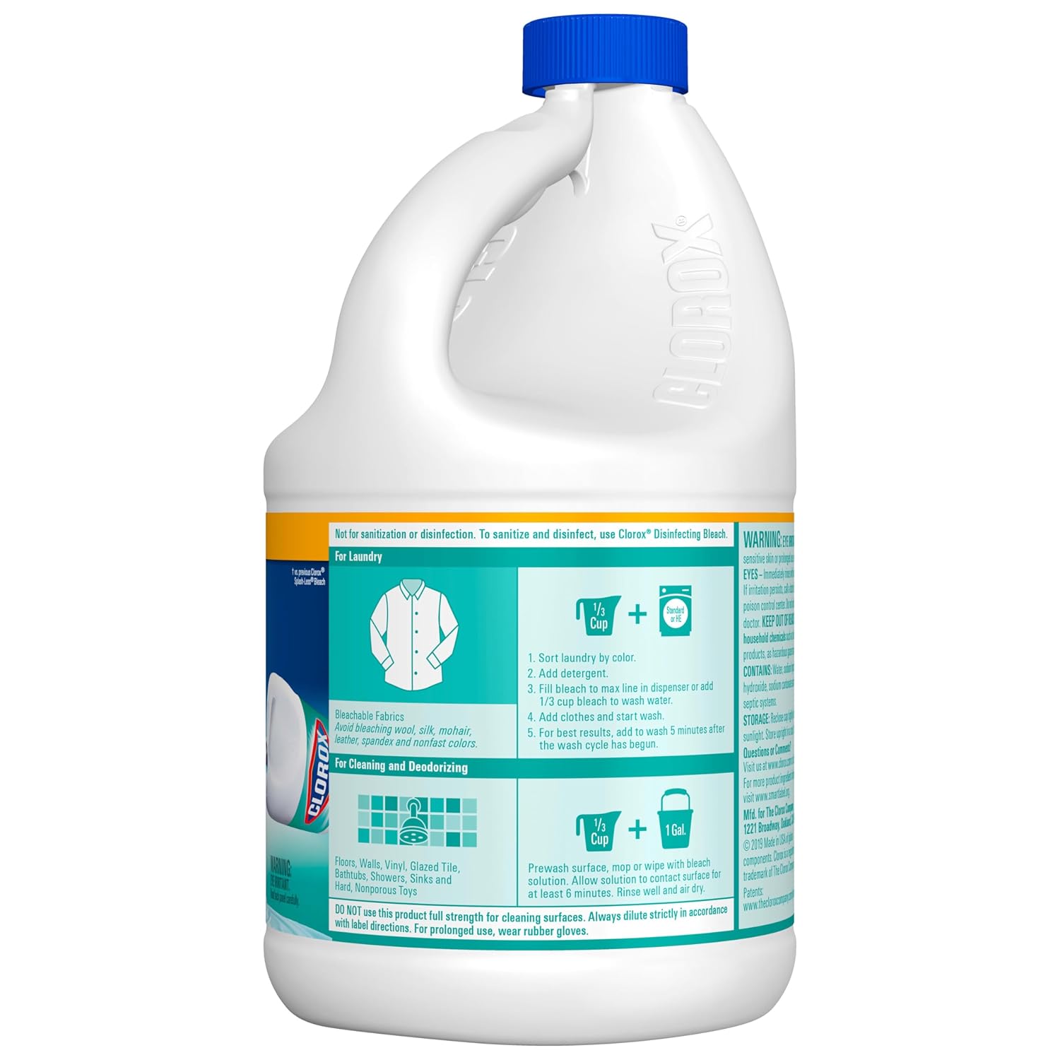 Concentrated Bleach, Clean Linen, 77 Ounce Bottle R193221
