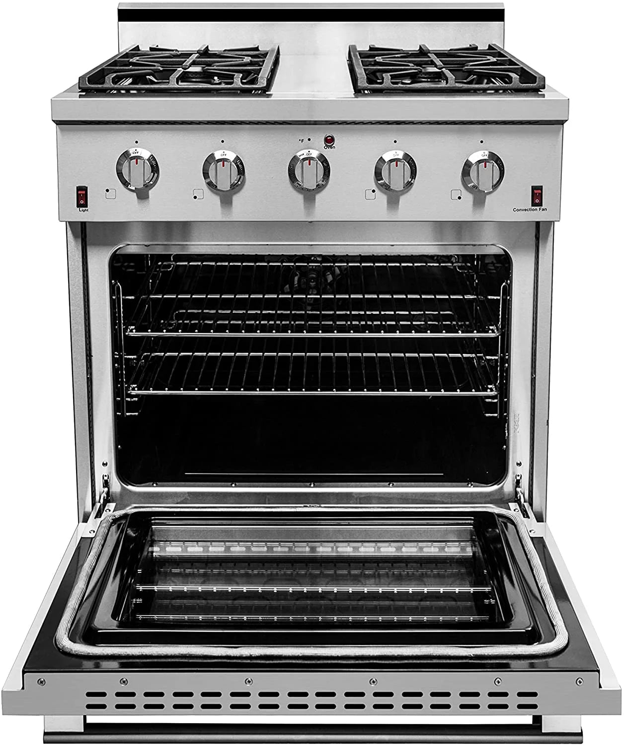 30" Stainless Steel Natural Gas Range with Convection Oven M58261