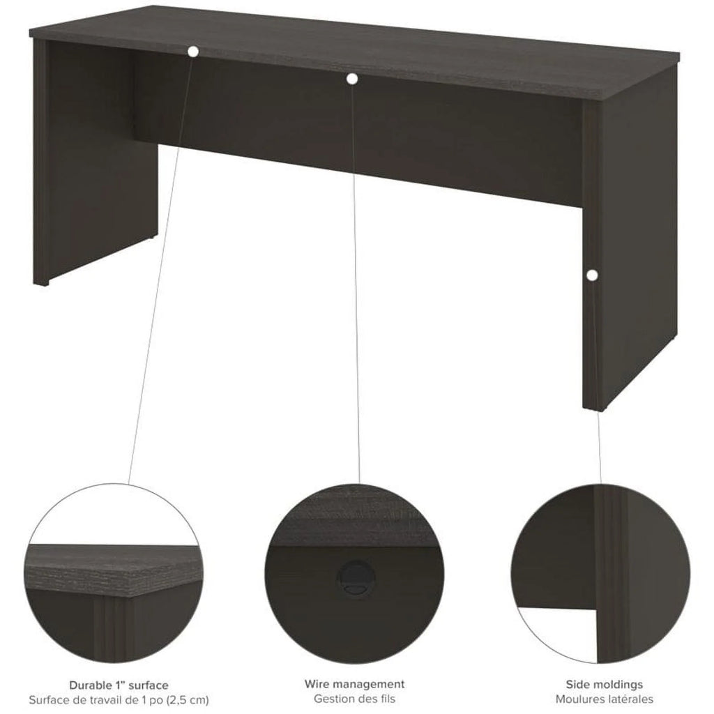 L Shaped Computer Desk with Hutch Q9139