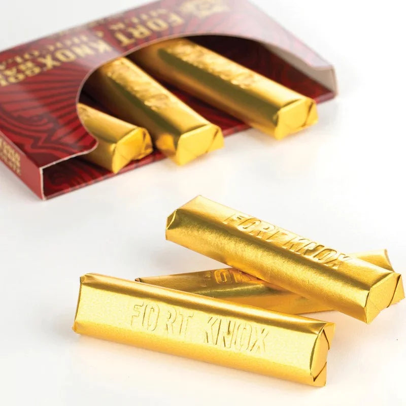 Mini Milk Chocolate Gold Bars, 12-Pack I6945