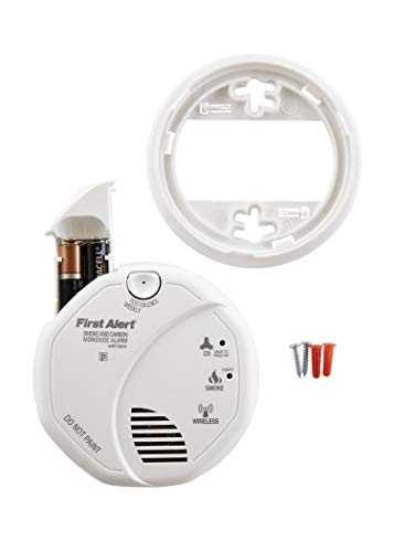 Wireless Photoelectric Smoke and Carbon Monoxide Combo Alarm with Voice and Location Q117092
