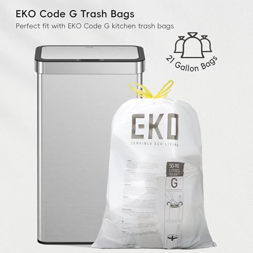 Touchless Motion Sensor Trash Can, 13.2 Gallon, Brushed Stainless Steel K748461