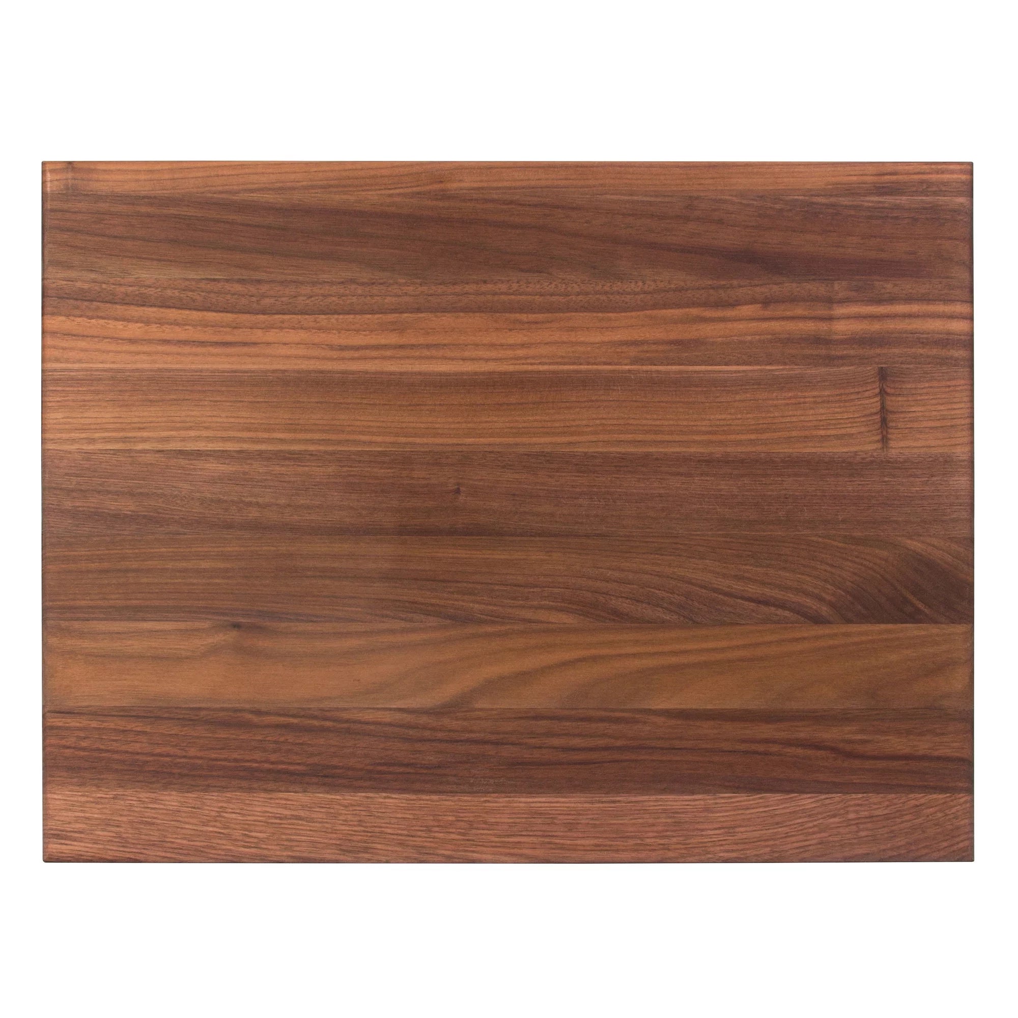 Walnut Wood Edge Grain Reversible Cutting Board, 20" x 15" x 1.5" C158167