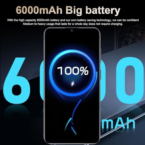 Unlocked Smartphone 4GB+64GB Android 13 6.72" 6000mAh Dual SIM Purple H871952