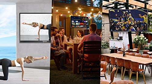 Outdoor TV 55 inch 4K Weatherproof Television for Outside J6266