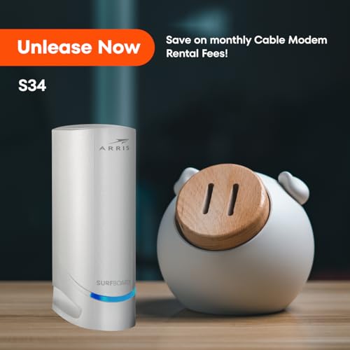 Cable Modem DOCSIS 3.1 Multi-Gigabit, 2.5 Gbps Max Speed, No WiFi R696
