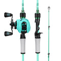 Spinning & Baitcasting Fishing Rod Reel Combo, Graphite 2-Piece M391131