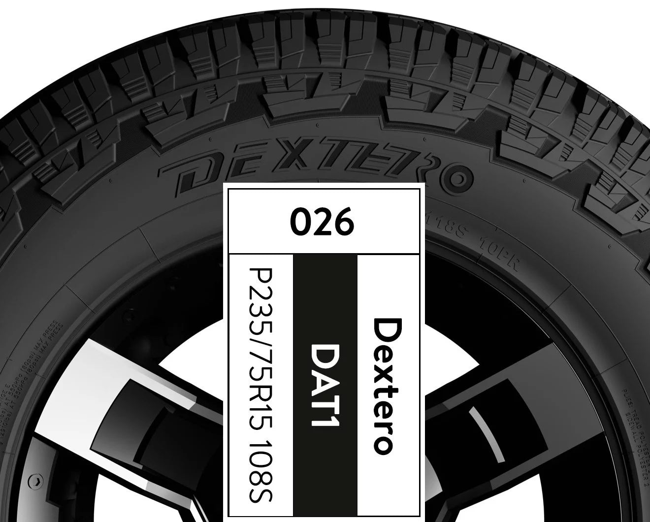All Terrain P235/75R15 Tire for 1995-99 Chevrolet Tahoe, 1999 Silverado 1500 K158822