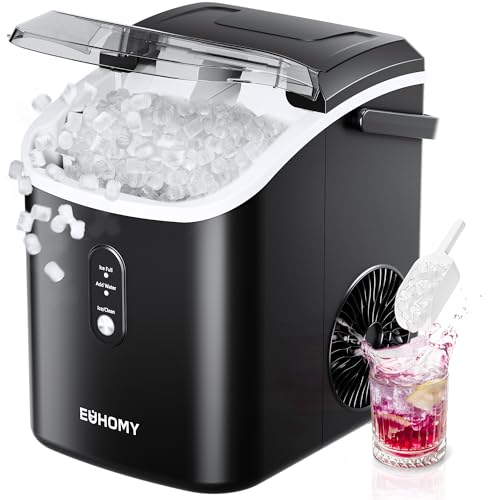 Nugget Ice Maker Countertop, 34lbs Per Day, Auto-Cleaning, Portable with Basket and Scoop Z503075