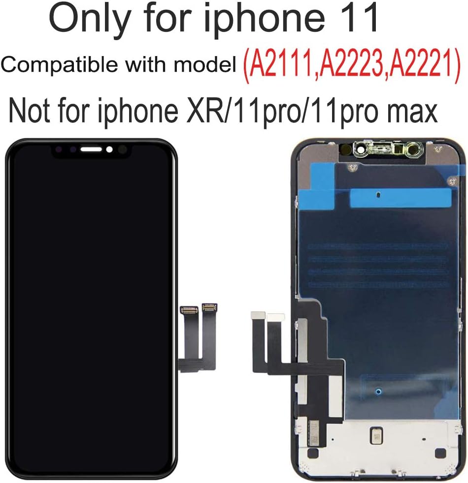 iPhone 11 Screen Replacement 6.1 Inch with Repair Tools and Screen Protector D763104