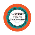 DAIRY-FREE | Smores Hot Chocolate, Single-Serve Gourmet Lactose-Free Hot Cocoa Pods for Keurig K-cup Brewers
