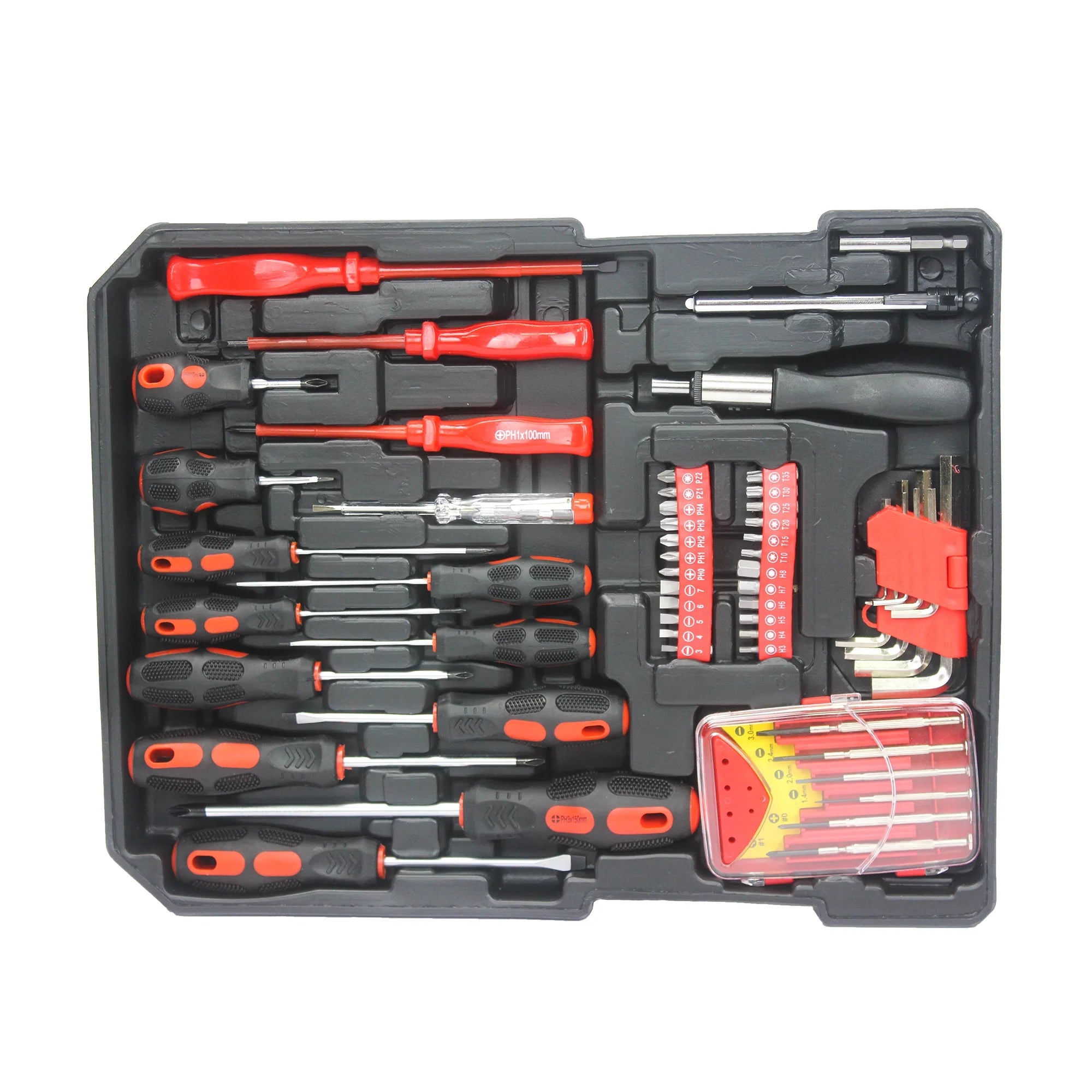 899PCS Tool Set, White Rolling Tool Box with 4 Layers, Household Hand Tool Kit Y485297