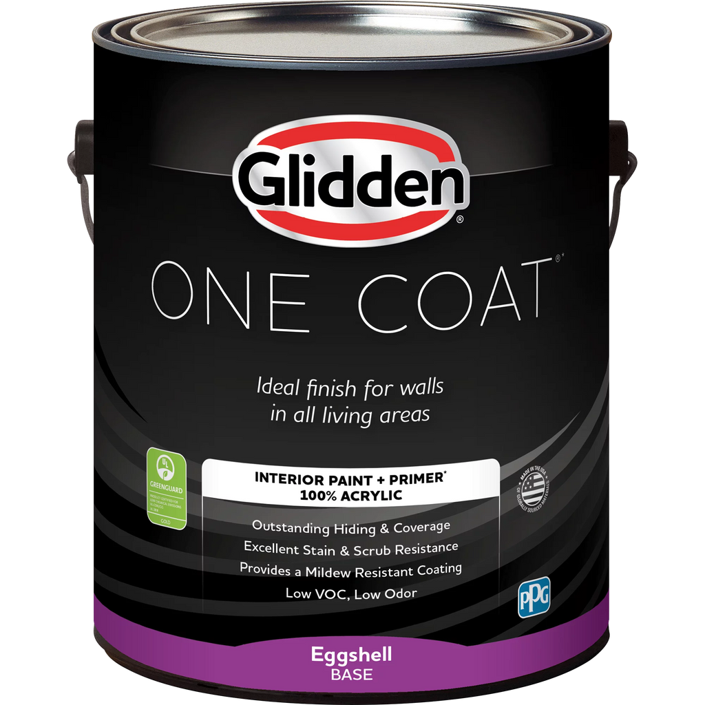 Interior Paint and Primer, Eggshell, 1 Gallon Q437