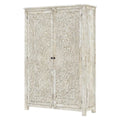 Vintage Carved Wooden Wardrobe/Cabinet/Armoire