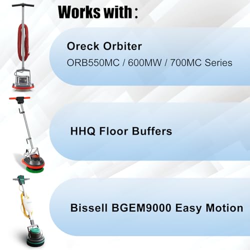 12" Light-Duty Scrub Brush for Orbital Floor Scrubber F86606