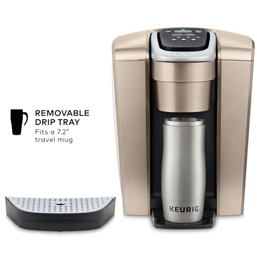Single Serve K-Cup Pod Coffee Maker with Strength and Temperature Control V671355