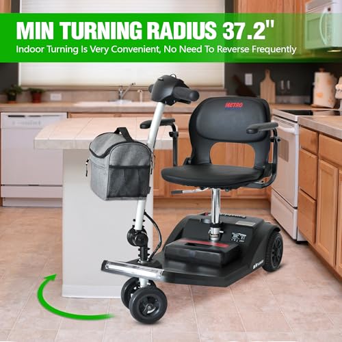 Folding Electric Mobility Scooter for Adults, 3-Wheel, Airline Approved B98982