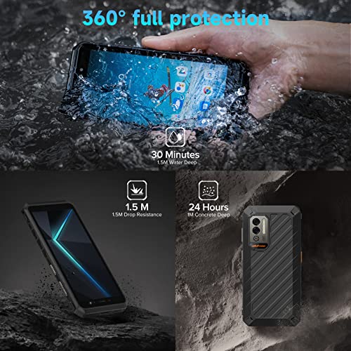 Rugged Smartphone 8150mAh 8GB RAM 32GB Storage 16MP Camera 5.45" HD+ IP68 Waterproof 4G Dual SIM Unlocked J89815