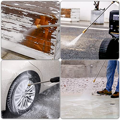 Gas Pressure Washer, 3500 PSI, 2.5 GPM, Heavy Duty with Spray Gun and Wand Q79365