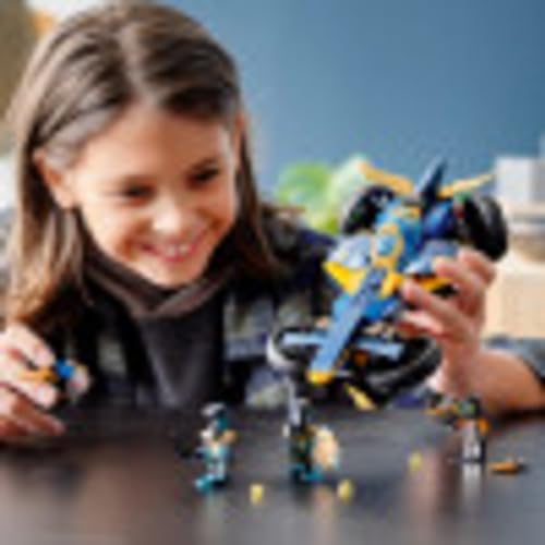 Ninja Sub Speeder Building Kit Amphibious Car Toy with Minifigures C462