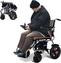 Portable Motorized Wheelchairs - Electric Wheelchair for Adults, Lightweight and Easy to Carry - Ideal for Travel and Daily Us, One-Click Mute Function and SOS Alert Buttone, Ships from USA
