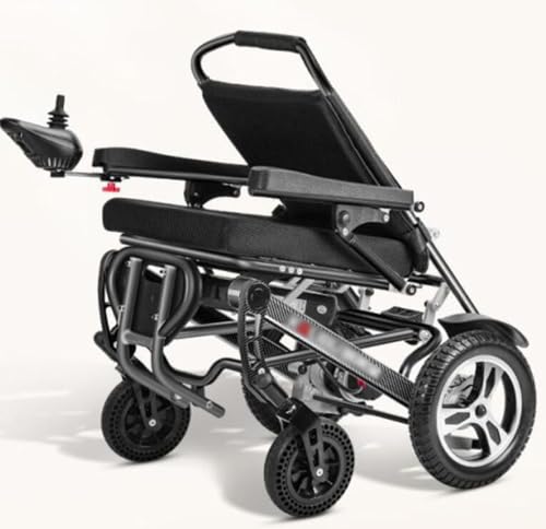 Foldable Electric Wheelchair for Adults, 360° Joystick Control, All Terrain, 300lbs Capacity K93530