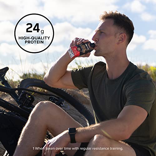 Protein Shake, 24g Protein, Ready to Drink, Gluten Free, Chocolate, 11 Fl Oz, 12 Count L7343