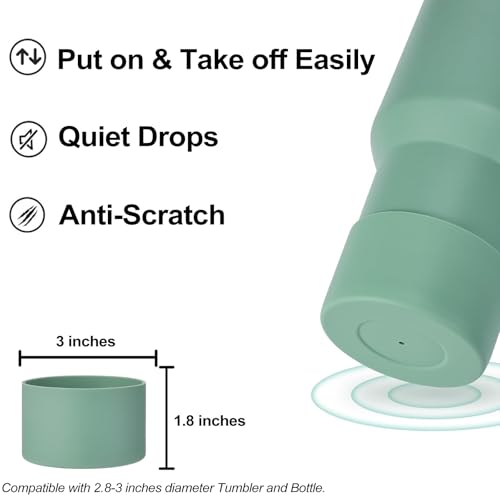 Silicone Spill Proof Stopper Set and Protective Boot with Straw Cover Cap for 30oz 40oz Tumbler P810