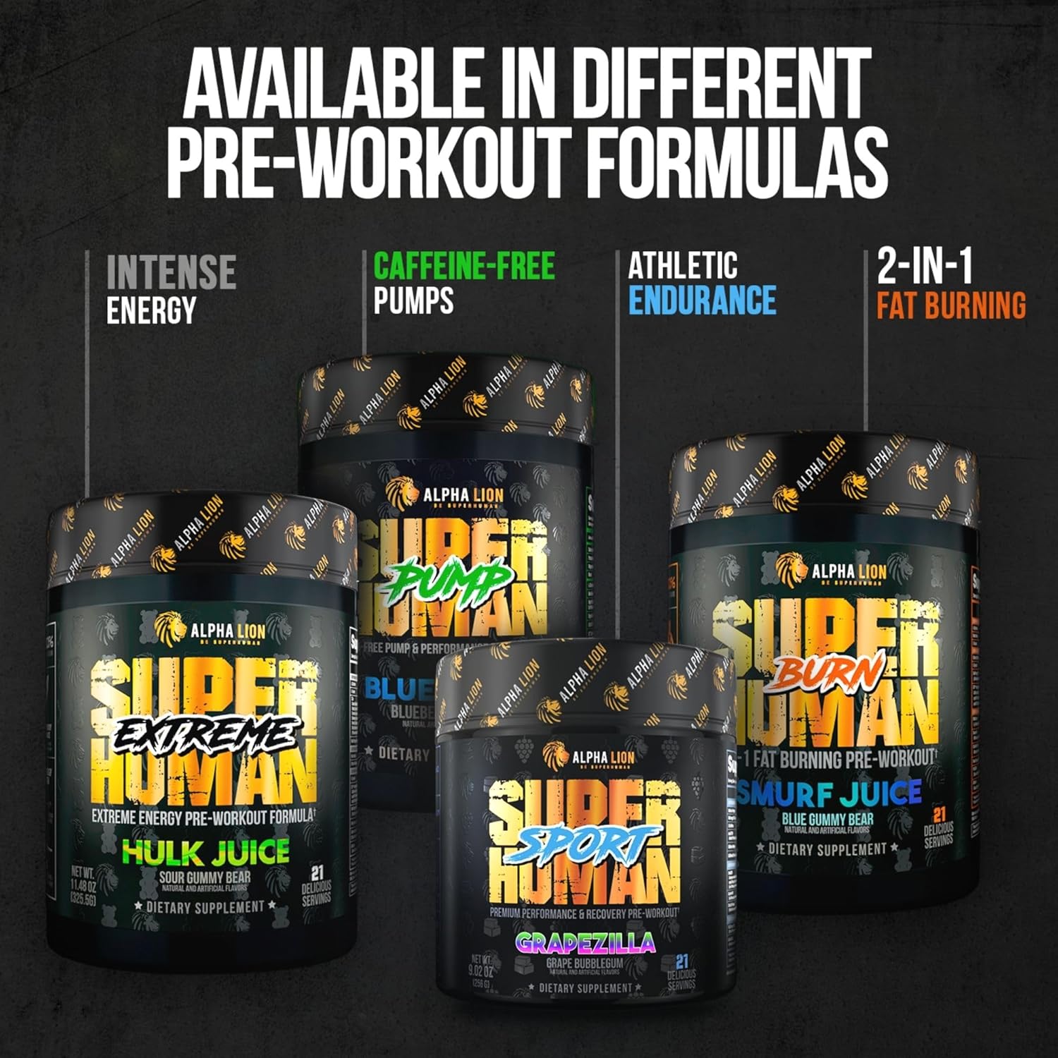 Pre Workout Powder with Beta Alanine, L-Taurine & Caffeine for Energy and Focus T8416