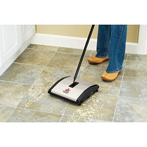 Carpet and Floor Sweeper with Dual Rotating Brushes and Corner Edge Brushes T951668