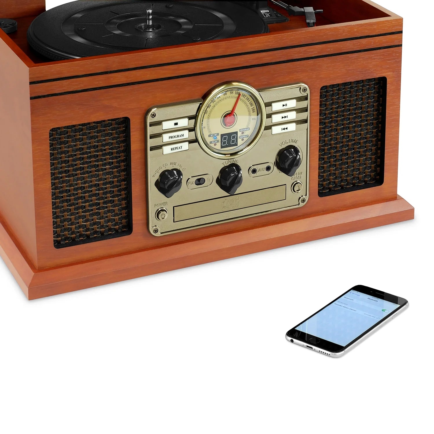 7-in-1 Bluetooth turntable M700