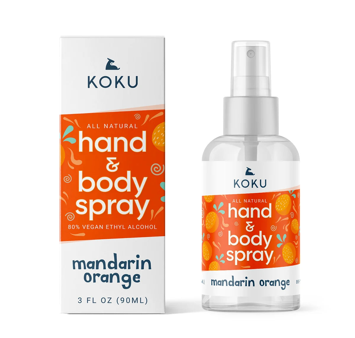 Citrus Hand & Body Spray Variety Pack, 3 Travel-Size Bottles T3186