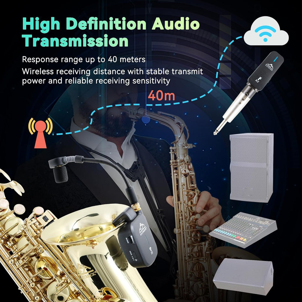 Alto Saxophone E Flat with Wireless System K7673