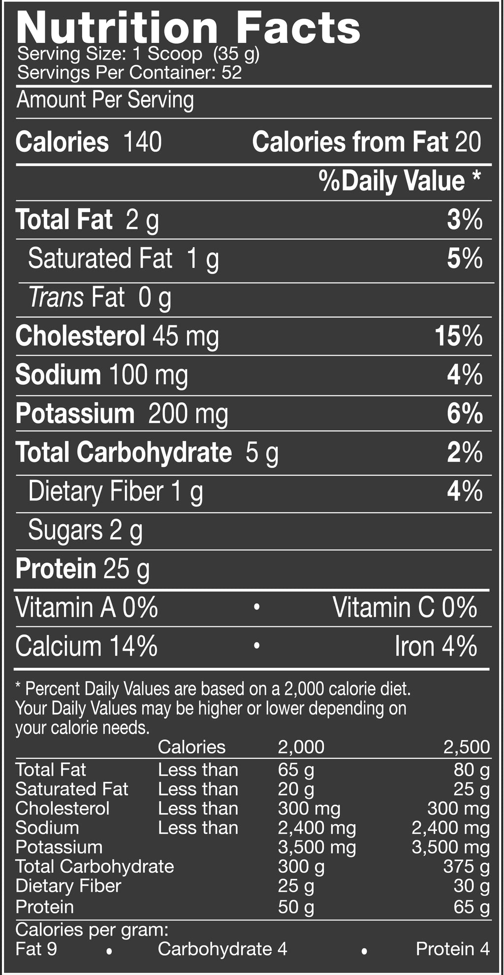 Cookies & Cream Protein Powder, 4 Lb V208877